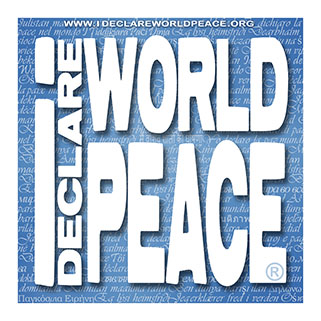 IDWP I Declare World Peace logo.
